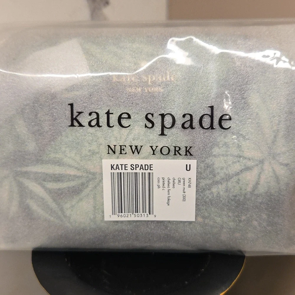 Kate Spade Chelsea Fern Foliage Cosmetic Bag KH748